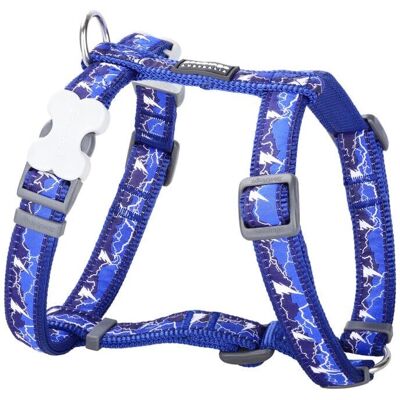 Red Dingo Lightning Navy Blue Dog Harness - Dog Red Dingo Lightning Navy Blue Dog Harness - Dog