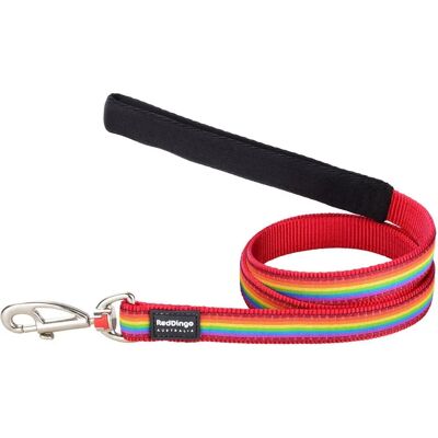 Red Dingo Rainbow Dog Lead - 1.2m Multi-color Red Dingo Rainbow Dog Lead - 1.2m Multi-color