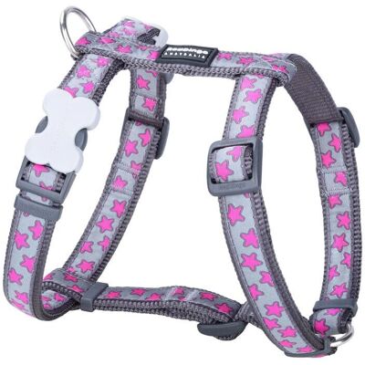 Imbracatura per cani Red Dingo - Rosa e grigio - Regolabile 36-54cm 30-48cm Imbracatura per cani Red Dingo - Rosa e grigio - Regolabile 36-54cm 30-48cm