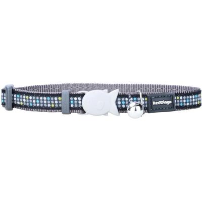 Red Dingo MODERN ON COOL GREY Dog collar - Dog collar Red Dingo MODERN ON COOL GREY Dog collar - Dog collar