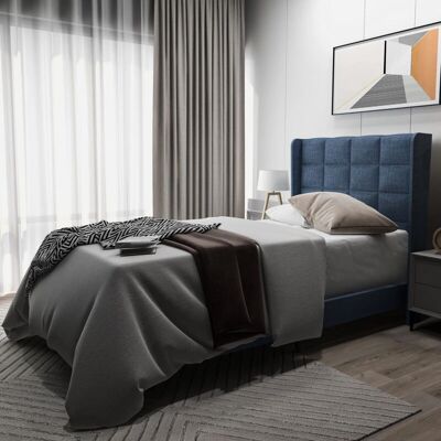 REDOM - WF283603AAB - 90x200 cm - Blu - Bed REDOM - WF283603AAB - 90x200 cm - Blu - Bed