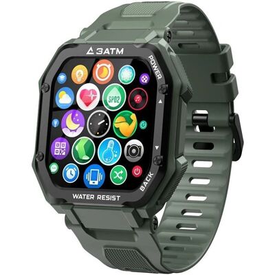 Montre intelligente Chronus - Tracker de fitness étanche avec pression artérielle, fréquence cardiaque, podomètre, 20+ modes - Publicité Montre intelligente Chronus - Tracker de fitness étanche avec pression artérielle, fréquence cardiaque, podomètre, 20+ modes - Publicité