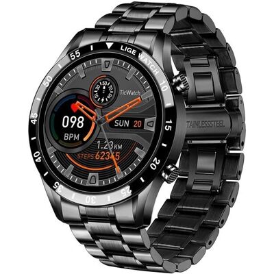 Chronus LIGE723 Montre Connectée Étanche - Smartwatch pour Hommes avec Moniteur de Fréquence Cardiaque - Publicité Chronus LIGE723 Montre Connectée Étanche - Smartwatch pour Hommes avec Moniteur de Fréquence Cardiaque - Publicité