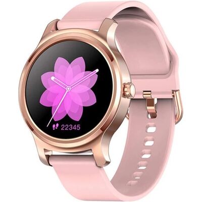 Montre intelligente Chronus R28235 Rose avec moniteur de fréquence cardiaque - Montre intelligente - Publicité Montre intelligente Chronus R28235 Rose avec moniteur de fréquence cardiaque - Montre intelligente - Publicité