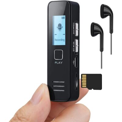 Enregistreur Vocal Mini Chronus - Dictaphone Numérique Portable - Publicité Enregistreur Vocal Mini Chronus - Dictaphone Numérique Portable - Publicité