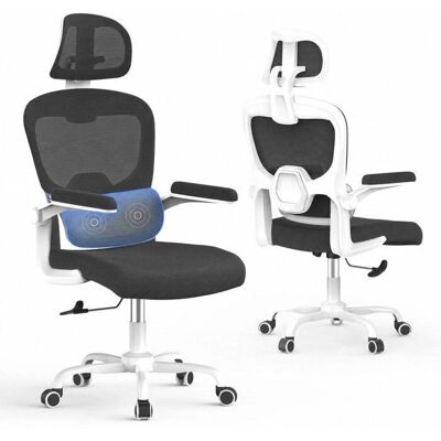 BIGZZIA - Cadeira de Escritório BIGZZIA - Branca - Altura Ajustable - Office Chair - Publicité BIGZZIA - Cadeira de Escritório BIGZZIA - Branca - Altura Ajustable - Office Chair - Publicité