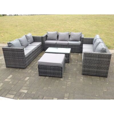 Fimous Outdoor Rattan Gartenmöbel Lounge Sofa Set - Gartenausstattung Fimous Outdoor Rattan Gartenmöbel Lounge Sofa Set - Gartenausstattung