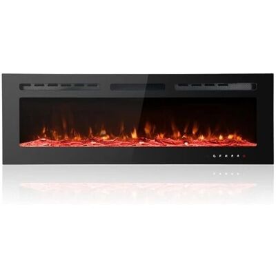 M.C.Haus 127cm/50" Ultra-Thin Electric Fireplace - Adjustable Flame, Low Noise M.C.Haus 127cm/50" Ultra-Thin Electric Fireplace - Adjustable Flame, Low Noise