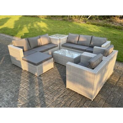 Fimous 9-Sitzer Gartengarnitur - Outdoor Rattan Set Fimous 9-Sitzer Gartengarnitur - Outdoor Rattan Set