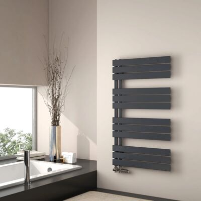EMKE 1041x600mm - Panel plano - Antracita - Calentador de toallas EMKE 1041x600mm - Panel plano - Antracita - Calentador de toallas