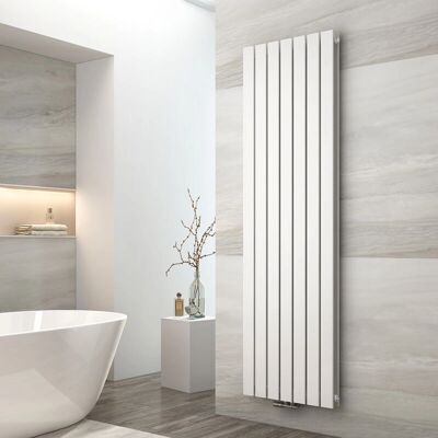 Emke - Flat-Tube Steel - Blanco - 180 x 54 cm - Montado en la pared - Radiador Emke - Flat-Tube Steel - Blanco - 180 x 54 cm - Montado en la pared - Radiador