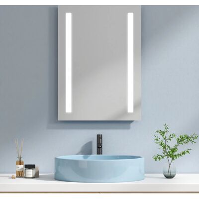 EMKE - Espejo baño led 50x70 - 6500K - Espejo de baño EMKE - Espejo baño led 50x70 - 6500K - Espejo de baño