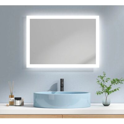 EMKE - LED 70x50 - 70x50cm - LED antiempañante - Espejo EMKE - LED 70x50 - 70x50cm - LED antiempañante - Espejo