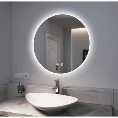 EMKE - Espejo LED Redondo - 70 cm - Memoria EMKE - Espejo LED Redondo - 70 cm - Memoria