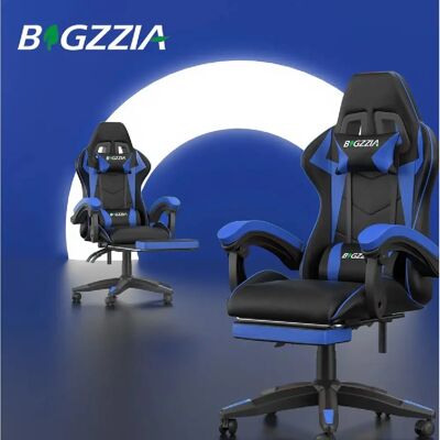 Rattantree - Sedia Gaming Con Poggiapiedi Telescopico - Telescopic footrest - Backrest 90-155° - Gaming chair Rattantree - Sedia Gaming Con Poggiapiedi Telescopico - Telescopic footrest - Backrest 90-155° - Gaming chair