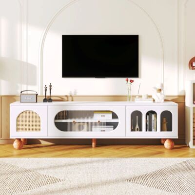 MODFU - Mobile tv bianco - 170x47x37cm - TV console MODFU - Mobile tv bianco - 170x47x37cm - TV console