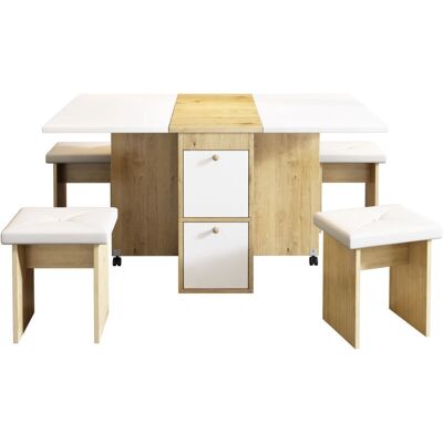 MODFU - Set tavolo e sedie - 120x80x75cm - Dining set MODFU - Set tavolo e sedie - 120x80x75cm - Dining set