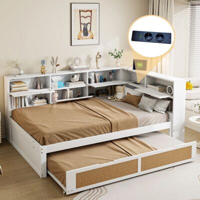 Modfu - Sofá cama 140x200 - 90x190 - Madera Modfu - Sofá cama 140x200 - 90x190 - Madera