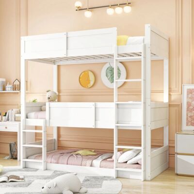 MODFU - 3-Stack - Acabado Blanco - 205x95x191cm - Litera MODFU - 3-Stack - Acabado Blanco - 205x95x191cm - Litera