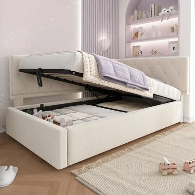MODFU - Camas con nido 90/180x200 cm - blanc - Lattes - Sofa bed - Publicité MODFU - Camas con nido 90/180x200 cm - blanc - Lattes - Sofa bed - Publicité