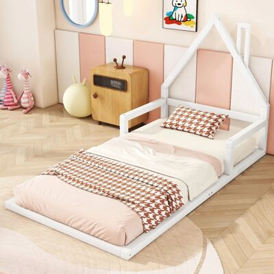 MODFU - Casa 90x200 - 90x200 cm - White - Bed MODFU - Casa 90x200 - 90x200 cm - White - Bed