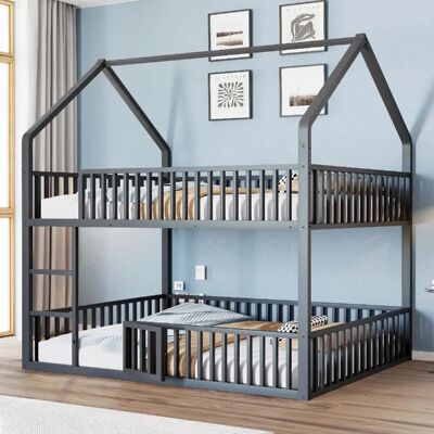 MODFU - Cama infantil con cajones 90x200 - Rabbit headboard - Bouclé - Bed MODFU - Cama infantil con cajones 90x200 - Rabbit headboard - Bouclé - Bed