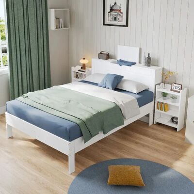 MODFU - Camas con cajones 90x200cm - 2 tiroirs - matelas inclus - Lit - Publicité MODFU - Camas con cajones 90x200cm - 2 tiroirs - matelas inclus - Lit - Publicité
