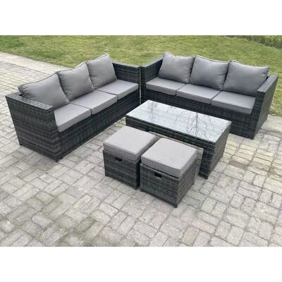 Fimous Outdoor Rattan Gartenmöbel Lounge Sofa Set - Gartenmöbel Fimous Outdoor Rattan Gartenmöbel Lounge Sofa Set - Gartenmöbel