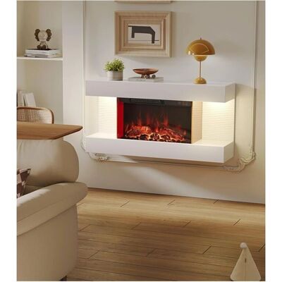 M.C.Haus - EF-30A - White - 32 inch - Electric Fireplace M.C.Haus - EF-30A - White - 32 inch - Electric Fireplace
