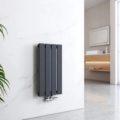 Emke Radiador de agua caliente 60x30cm Horizontal Anthacita - Radiador Emke Radiador de agua caliente 60x30cm Horizontal Anthacita - Radiador
