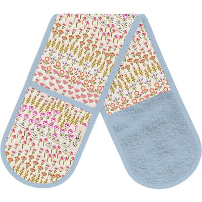 Cath Kidston Painted Table Double Oven Glove - Multi Cath Kidston Painted Table Double Oven Glove - Multi