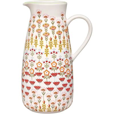 Cath Kidston Painted Table Ceramic Pitcher Jug 1.7 Litre - Pitcher Jug Cath Kidston Painted Table Ceramic Pitcher Jug 1.7 Litre - Pitcher Jug