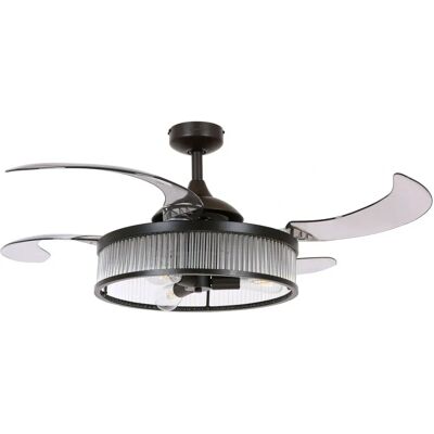 Fanaway Corbelle 122 Schwarzer retractabler Deckenventilator Fanaway Corbelle 122 Schwarzer retractabler Deckenventilator