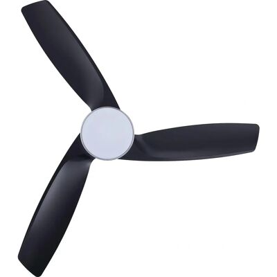 Ventilateur de plafond LED Beacon Bronx - Chrome / Noir, 132cm - Publicité Ventilateur de plafond LED Beacon Bronx - Chrome / Noir, 132cm - Publicité