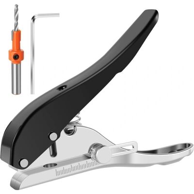GOTRAYS - 8mm Single-Hole Punch - Portable - Metal - Punch GOTRAYS - 8mm Single-Hole Punch - Portable - Metal - Punch