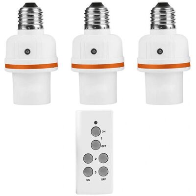 QIEDIE - RS-6 - E27 Base - Remote Control - Smart Socket QIEDIE - RS-6 - E27 Base - Remote Control - Smart Socket