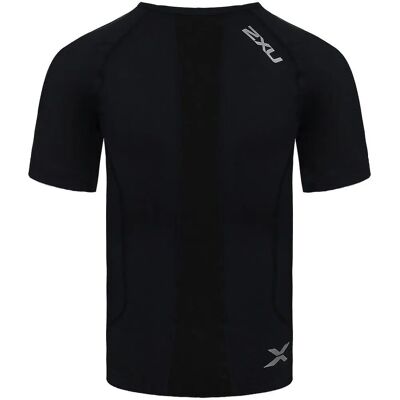 2XU Kinderen Compressie Top - Zwart - Kortmouw 2XU Kinderen Compressie Top - Zwart - Kortmouw
