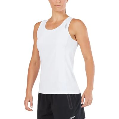 2XU Wit Active Singlet - Prestatie, Comfort, Stijl - Singlet 2XU Wit Active Singlet - Prestatie, Comfort, Stijl - Singlet