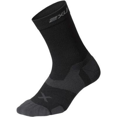 2XU Vectr Unterstützungssocken - Schwarz/Titan 2XU Vectr Unterstützungssocken - Schwarz/Titan