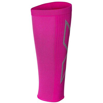 2xu Unisex X Compression Calf Sleeves - Pink - X Large 2xu Unisex X Compression Calf Sleeves - Pink - X Large