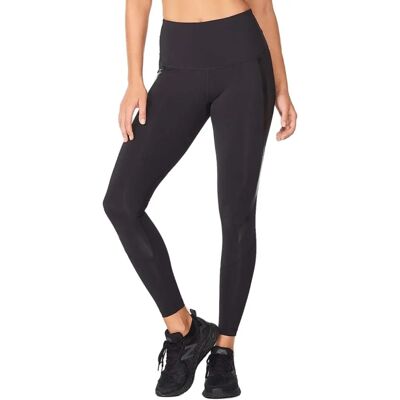 2XU Zwarte compressietights - Hoog taille, Model WA5380b 2XU Zwarte compressietights - Hoog taille, Model WA5380b