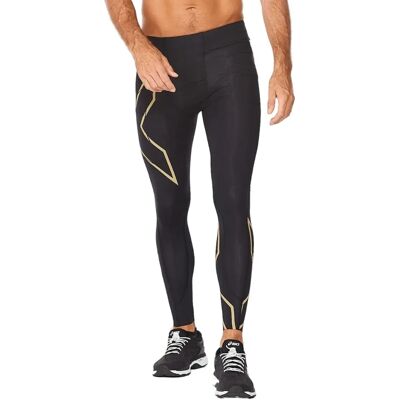 2xu Collants de compression Light Speed Homme Noir/or Reflectif - Taille S - Publicité 2xu Collants de compression Light Speed Homme Noir/or Reflectif - Taille S - Publicité