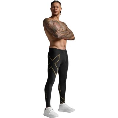 2XU Light Speed Kompressionstight - XL Svart/Guld 2XU Light Speed Kompressionstight - XL Svart/Guld
