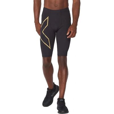 2xu Mens Light Speed Compression Shorts - Black/Gold - Compression Shorts 2xu Mens Light Speed Compression Shorts - Black/Gold - Compression Shorts
