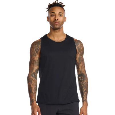 2XU Aero Tank - Schwarz - Leicht, Atmungsaktiv - T-Shirt 2XU Aero Tank - Schwarz - Leicht, Atmungsaktiv - T-Shirt