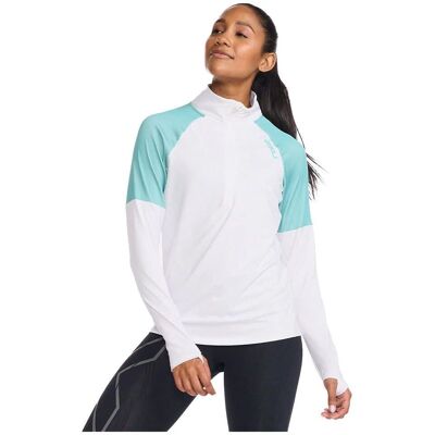 2XU Light Speed 1/2 Zip Femme - T-shirt de course 2XU Light Speed 1/2 Zip Femme - T-shirt de course