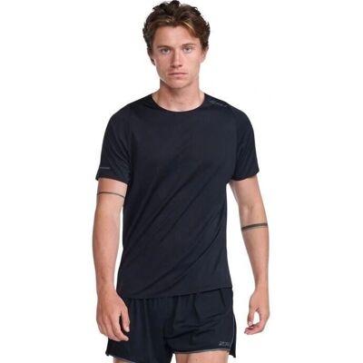 2XU Homme Light Speed Tech T-Shirt - T-Shirt de sport - Publicité 2XU Homme Light Speed Tech T-Shirt - T-Shirt de sport - Publicité