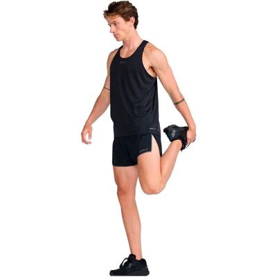 2XU Light Speed Tech Singlet - S Schwarz/Schwarz Reflektiv - Laufweste 2XU Light Speed Tech Singlet - S Schwarz/Schwarz Reflektiv - Laufweste