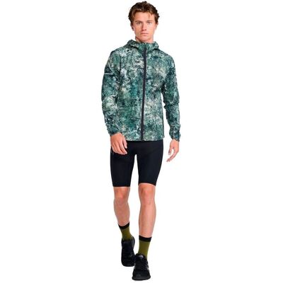 2XU Veste Aero Sn32 - Verte - Veste légère de course - Publicité 2XU Veste Aero Sn32 - Verte - Veste légère de course - Publicité