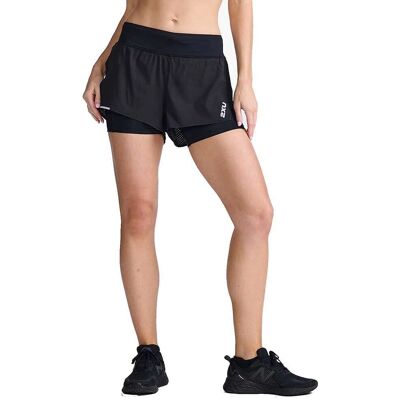 2XU - Shorts Aero 2-in-1 da 4 pollici - Donna 2XU - Shorts Aero 2-in-1 da 4 pollici - Donna